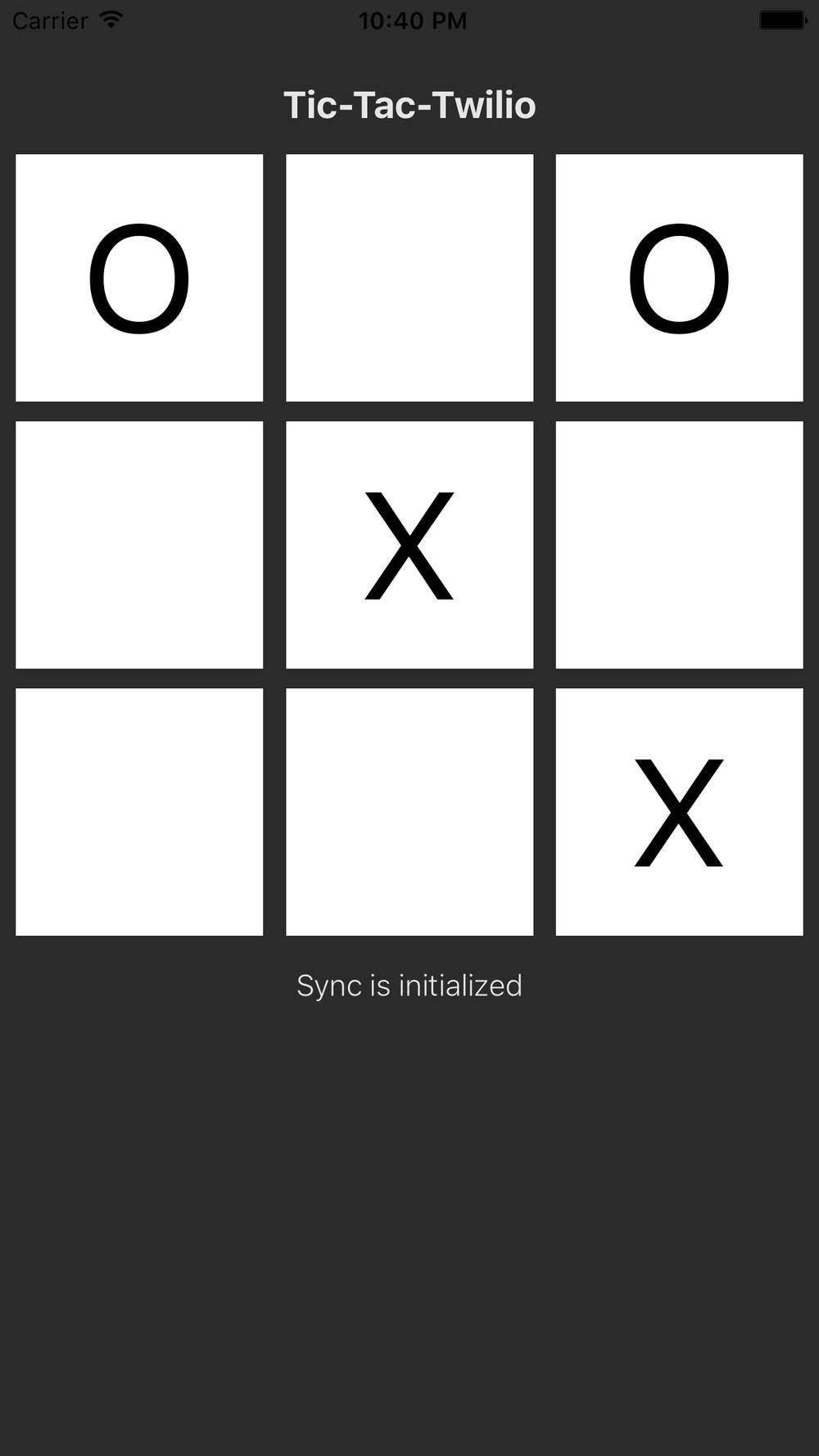 Twilio Sync iOS Quickstart.