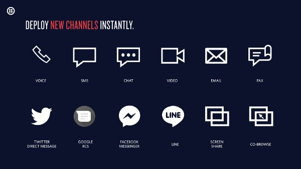 deploy new channels instantly.