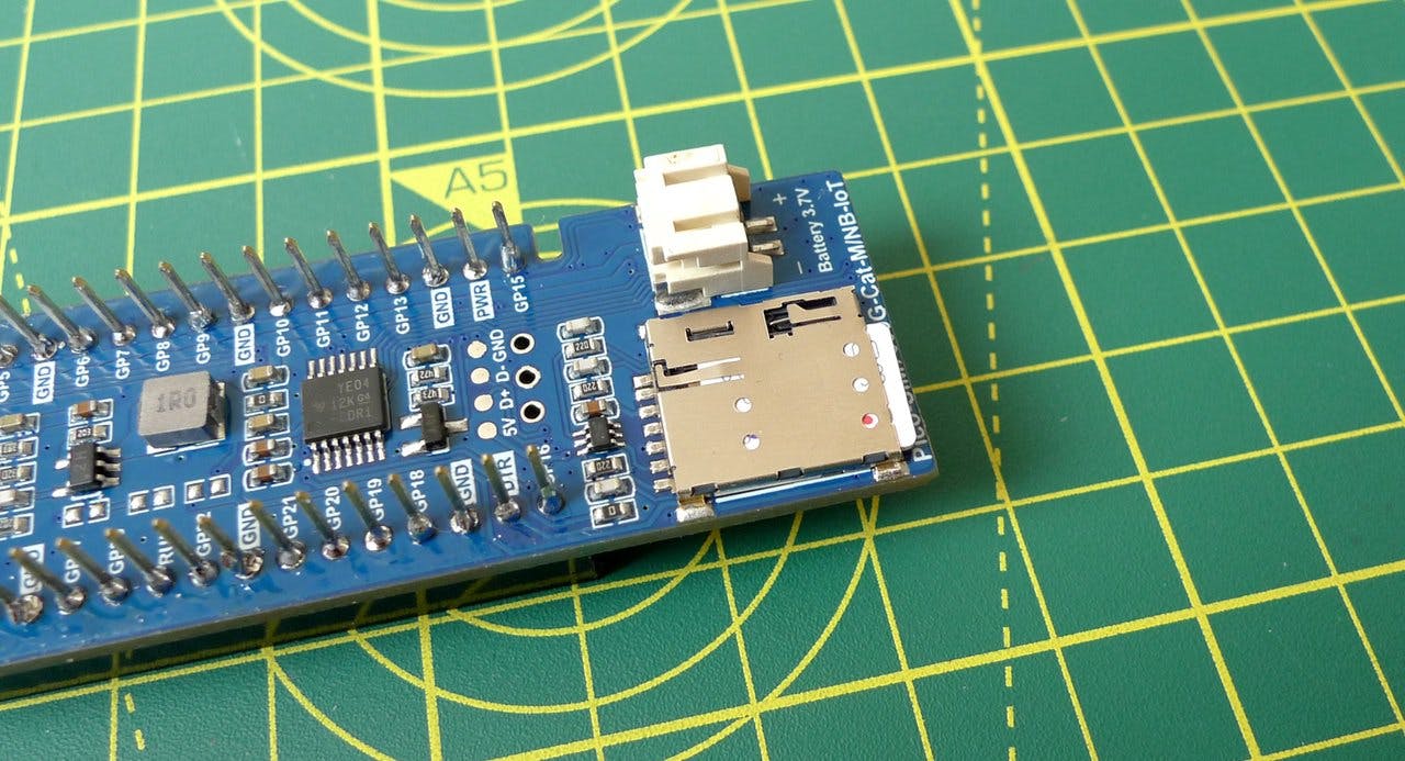 Fit the Super SIM into the Waveshare board.