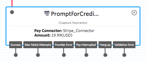 Capture Payments widget.