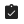 Bold icon representing a generic task.