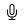 Mute icon with a crossed-out microphone.