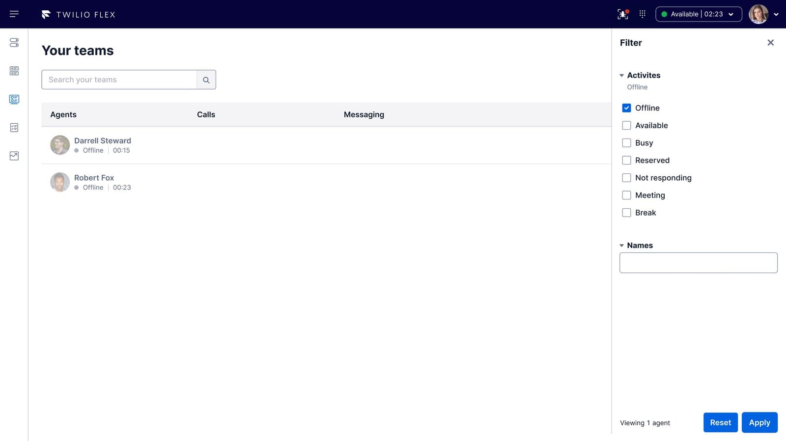 7. Image - Agent Filter.
