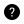 Bold help icon with a question mark.
