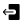 Bold logout icon with arrow pointing left.