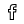 Bold Facebook logo icon.