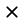 Large black close icon.
