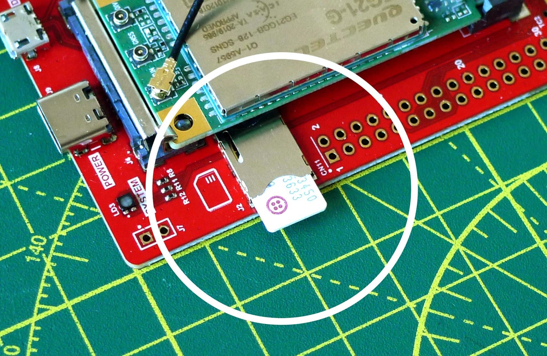 Slot in the Super SIM.