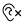 Monitor icon with a diagonal line indicating off status.