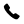 Bold phone icon representing call functionality.