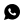 Bold WhatsApp logo icon in black.