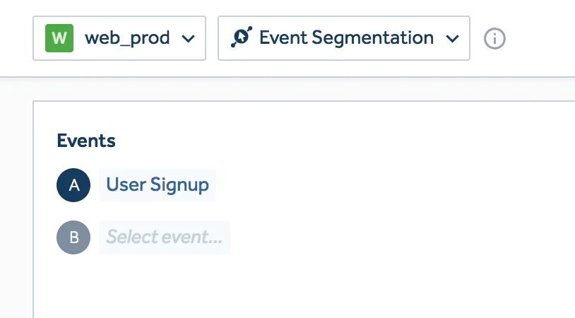 Amplitude signups per week setup Amplitude signups per week setup