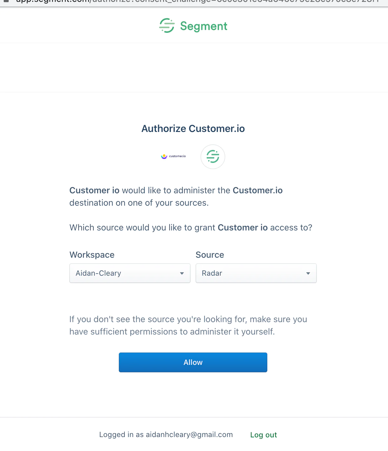Customer.io campaign creation interface.
