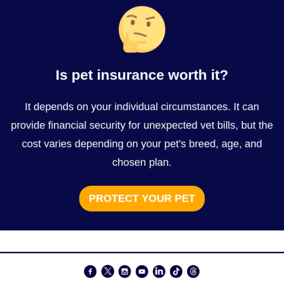 email-marketing-for-insurance - 1 Illustration of a family standing in front of a house with a security shield symbol