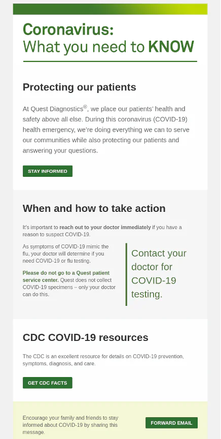 Healthcare Email Marketing: Strategies & Examples - 1 Female scientist examining samples with a microscope, sitting on a DNA strand illustration.