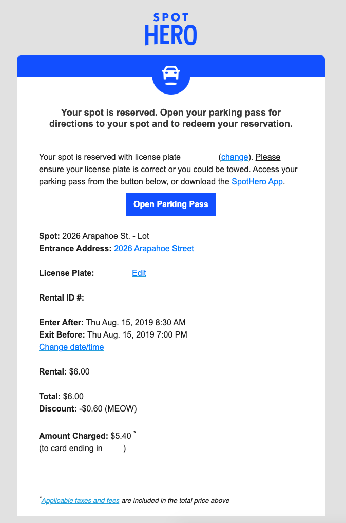 Appointment confirmation email script