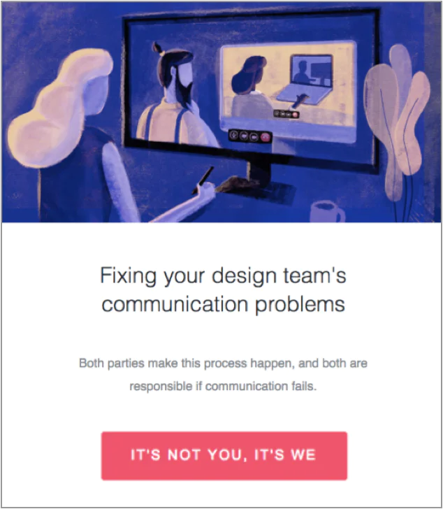 InVision consistently stands out from the crowd with their creative CTAs. InVision consistently stands out from the crowd with their creative CTAs.