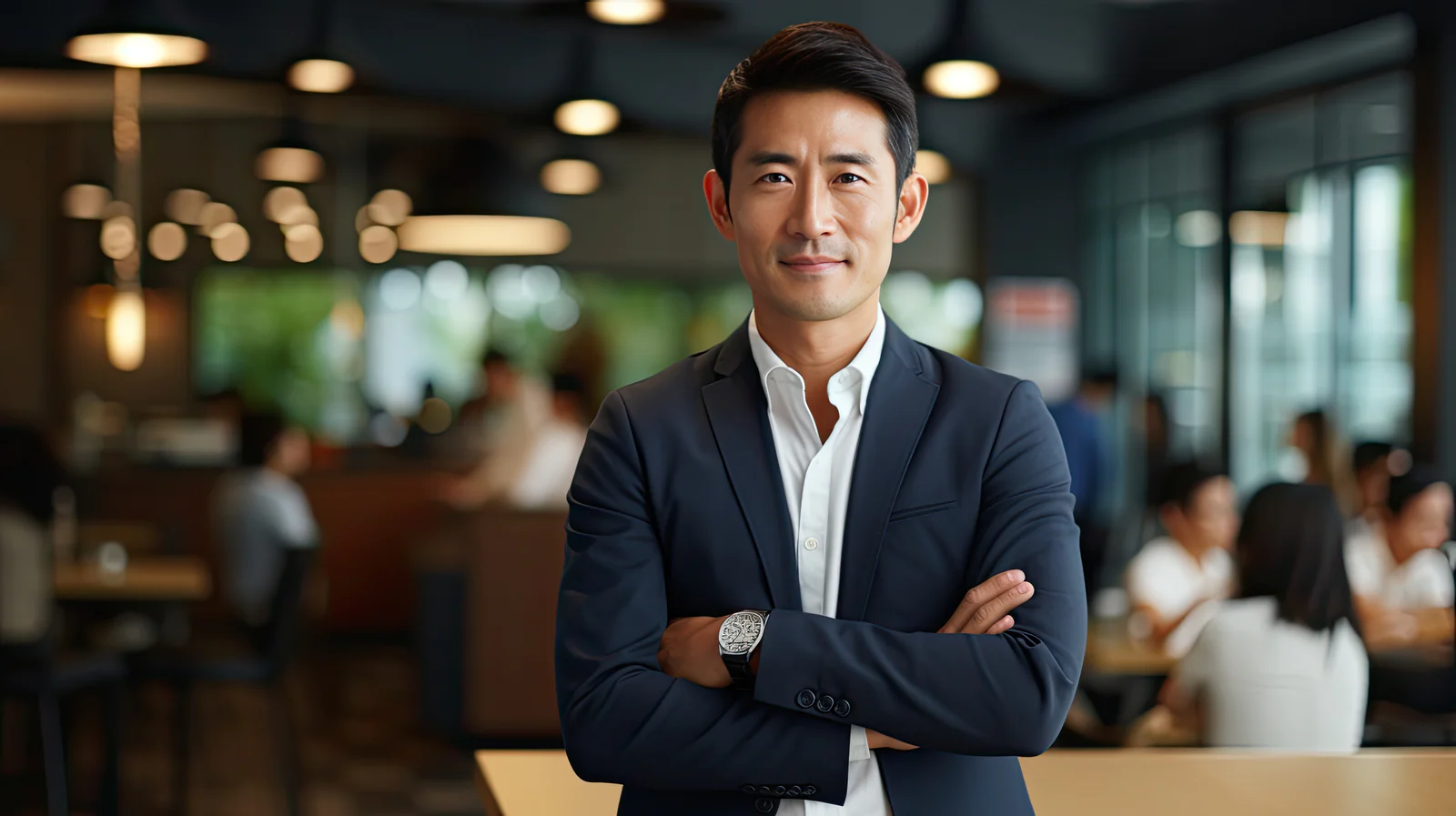 Trend 3 asian business man, business corporate people