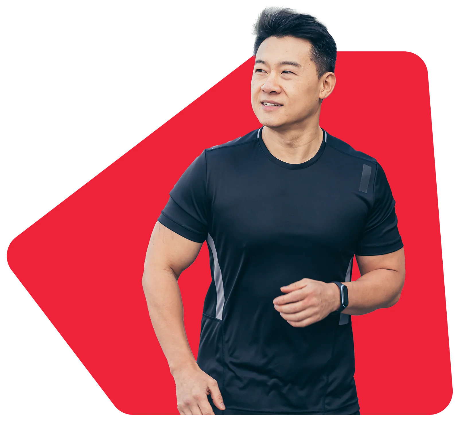 Runner, road or man for fitness in training, sport or exercise goals for marathon competition. Indian athlete, wellness or running challenge in cape town race in progress, city street or health body.