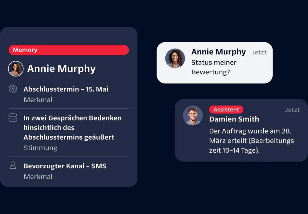 Chat between Annie Murphy and agent about appraisal status and timeline on a messaging platform.