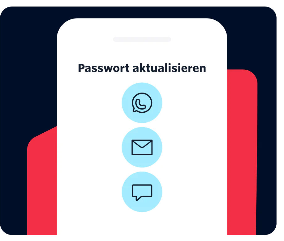 Business connecting to customer through preferred communication channels