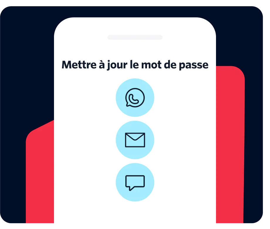 Business connecting to customer through preferred communication channels