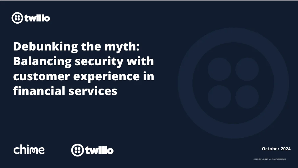Balancing security with customer experience for financial services