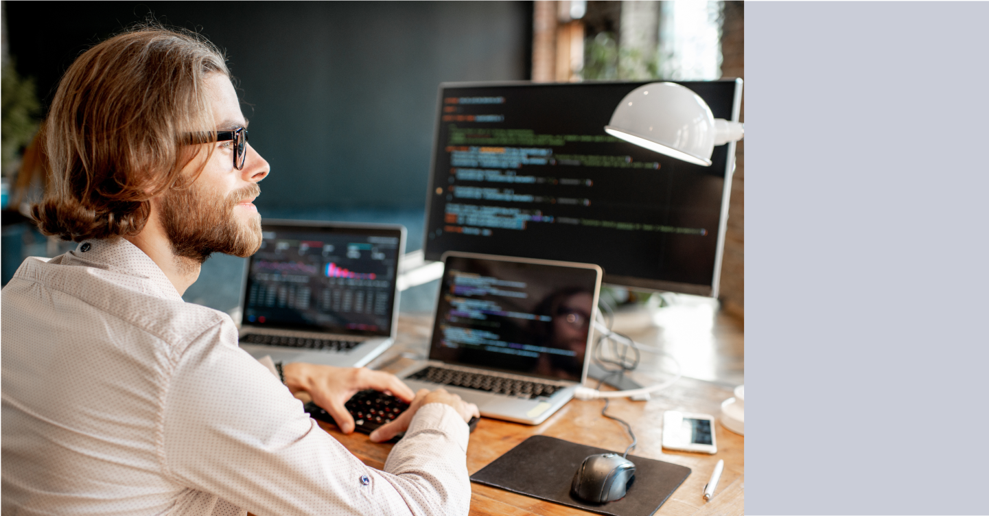 Developer doing process of analize inbound MMS