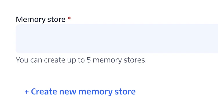 Conversation Memory enabled with Observations and Summaries toggled on.