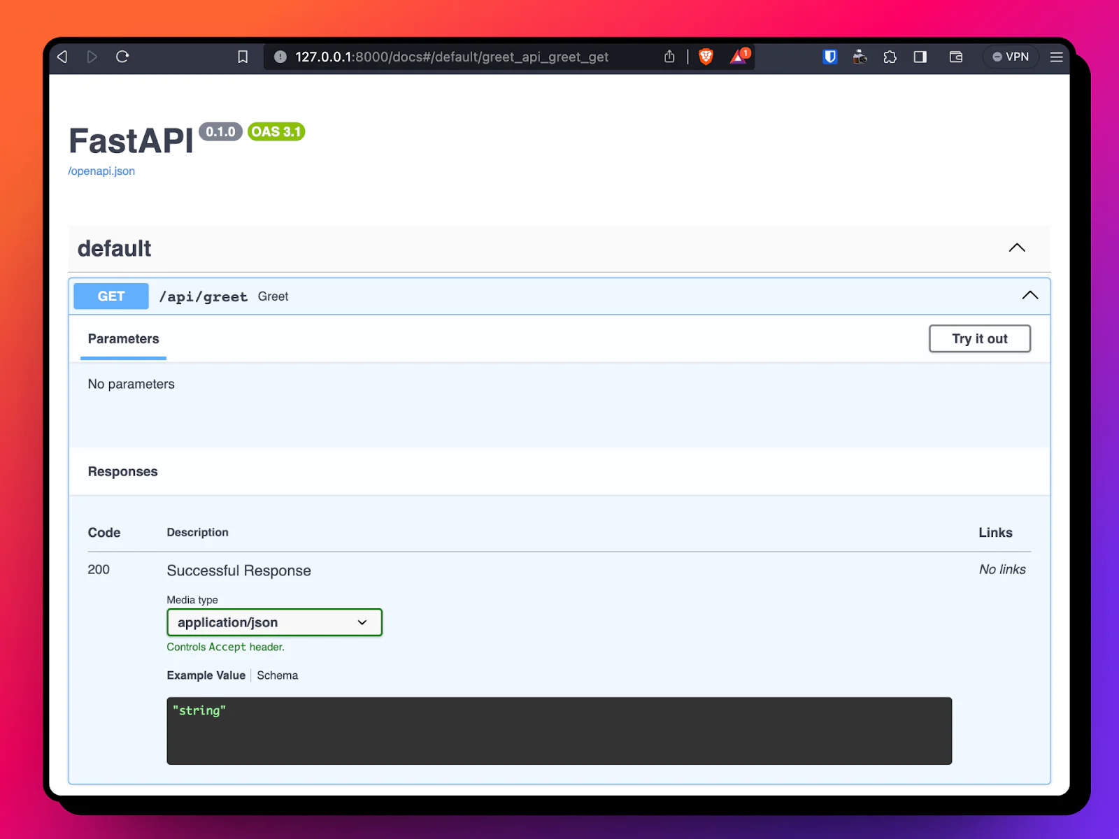 FastAPI Documentation overview FastAPI Documentation overview