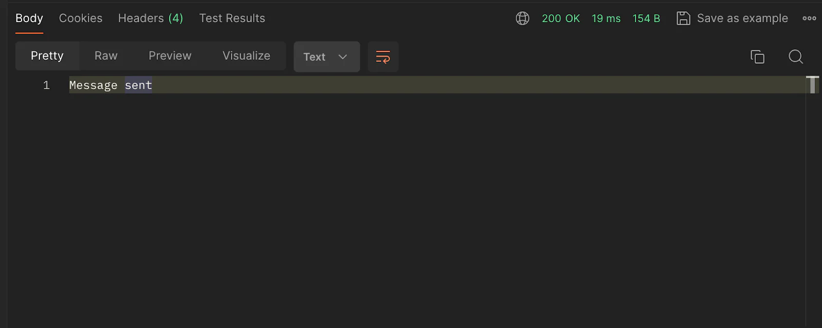 Postman application with GET request to the local azure function get a 200 OK Body response with "Message Sent" Postman application with GET request to the local azure function get a 200 OK Body response with "Message Sent"