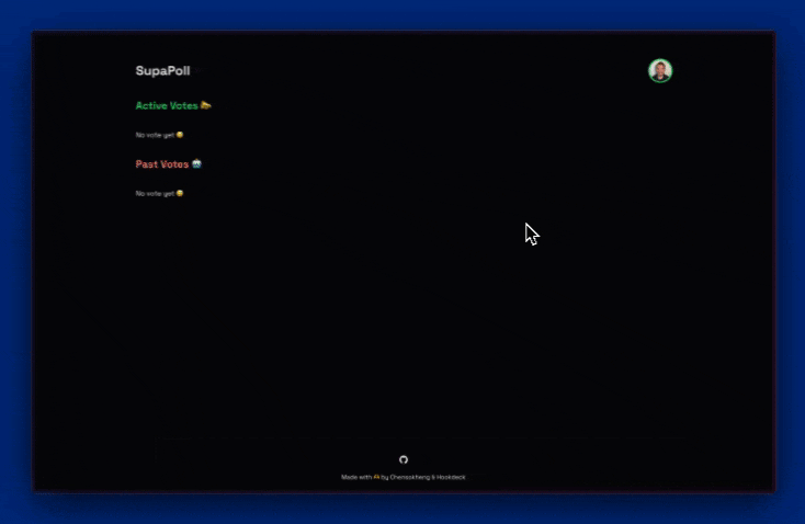 Create a new SupaPoll