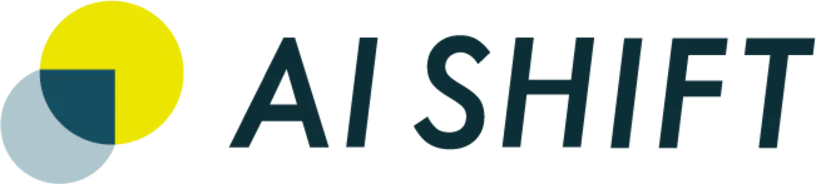 AI Shift company logo with overlapping circles and bold text.