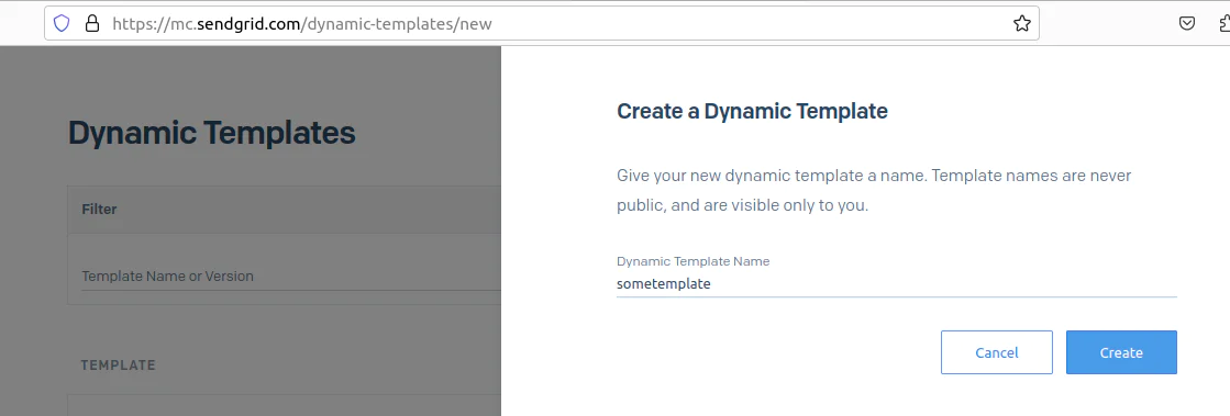 Naming a dynamic template Naming a dynamic template