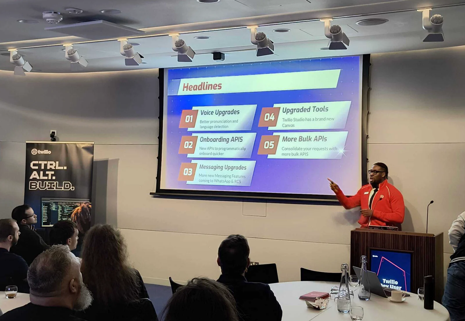 Nathaniel Okenwa with his trademark "Twilio News"