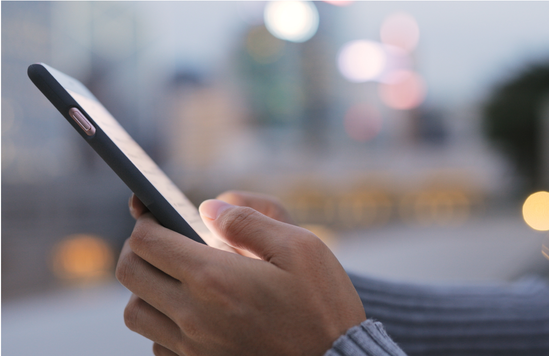 Two hands holding a smartphone