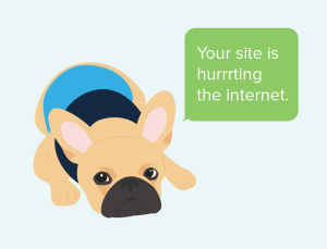 your site is hurting the internet