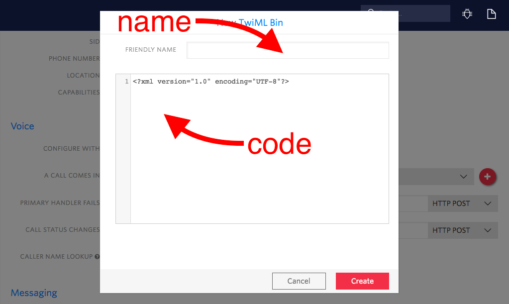 create-recording-twiml-bin