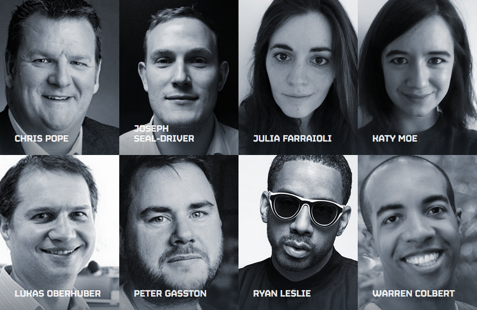 A selection of the speakers coming to SIGNAL London, including Chris Pope, Joseph Seal-Driver, Julia Farraioli, Katy Moe, Lukas Oberhuber, Peter Gasston, Ryan Leslie and Warren Colbert