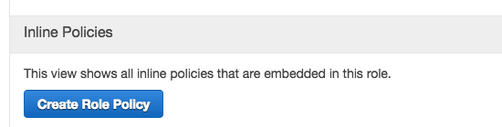Inline Policy Creation