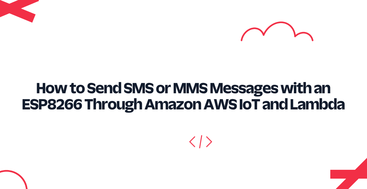 AWS IoT ESP8266 Send SMS