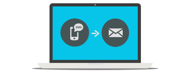 Send emails through SMS