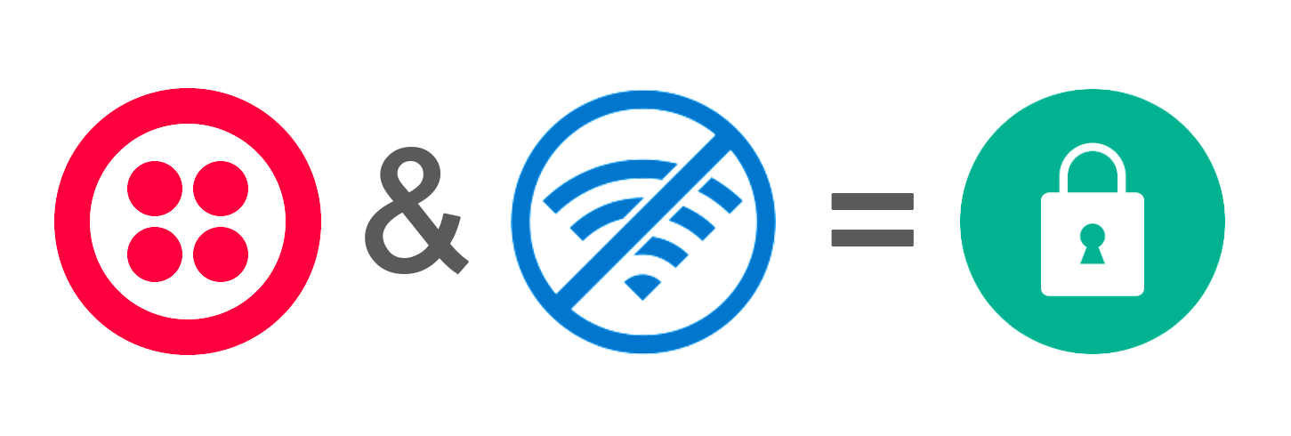 Twilio and Offline still secure