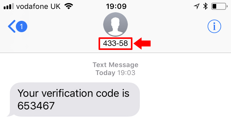 short code sms téléphone