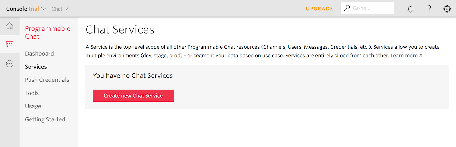 Twilio Chat Services