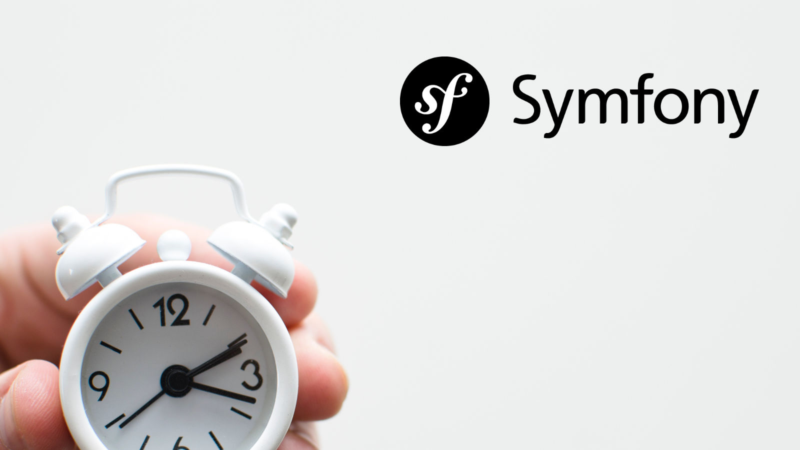 Symfony Logo wtih Alarm Clock Symfony Logo wtih Alarm Clock