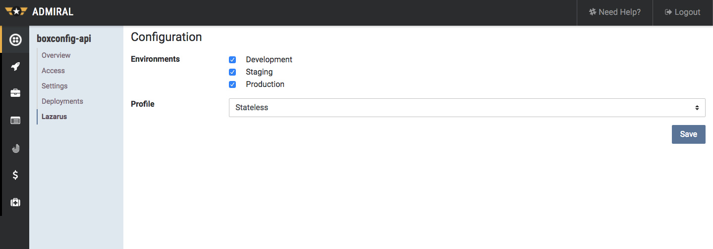 Default Lazarus remediation profiles.