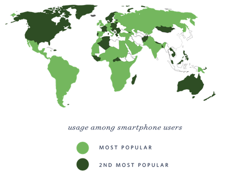 carte de popularité whatsapp