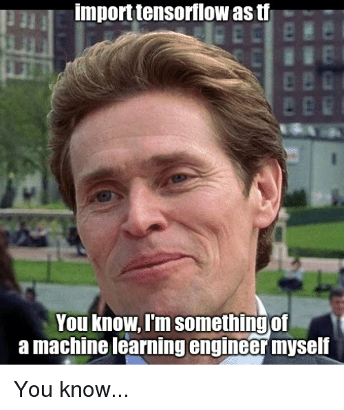 tf ml engineer meme