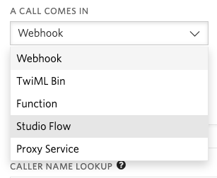 Voice and Fax incoming call hook list